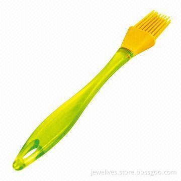 Hot-selling Silicone BBQ Basting Brush with Transparent Hand, FDA and LFGB Marks